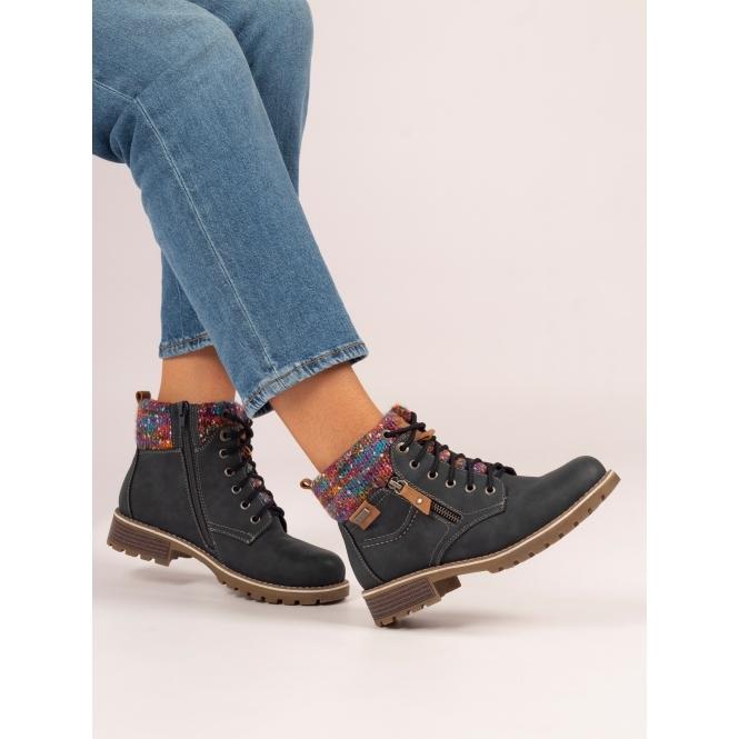 Lunar Tabasco Navy Waterproof Boot