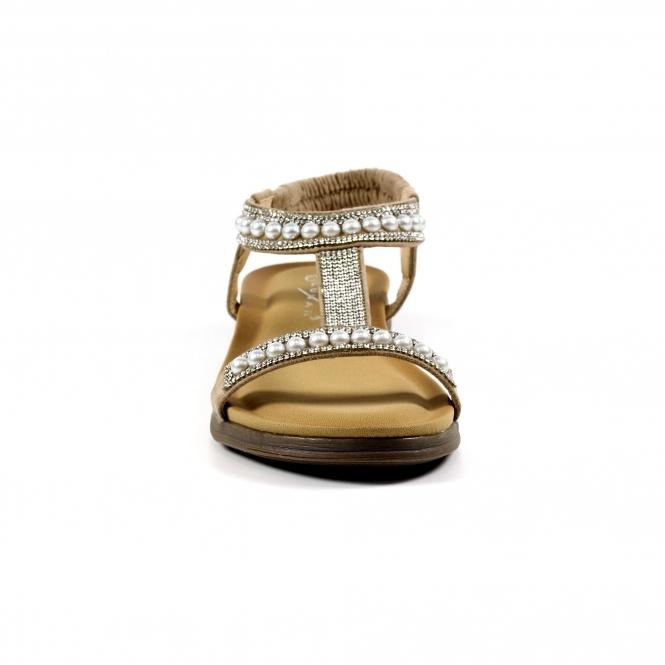Lunar Tancy Beige Pearl Sandal