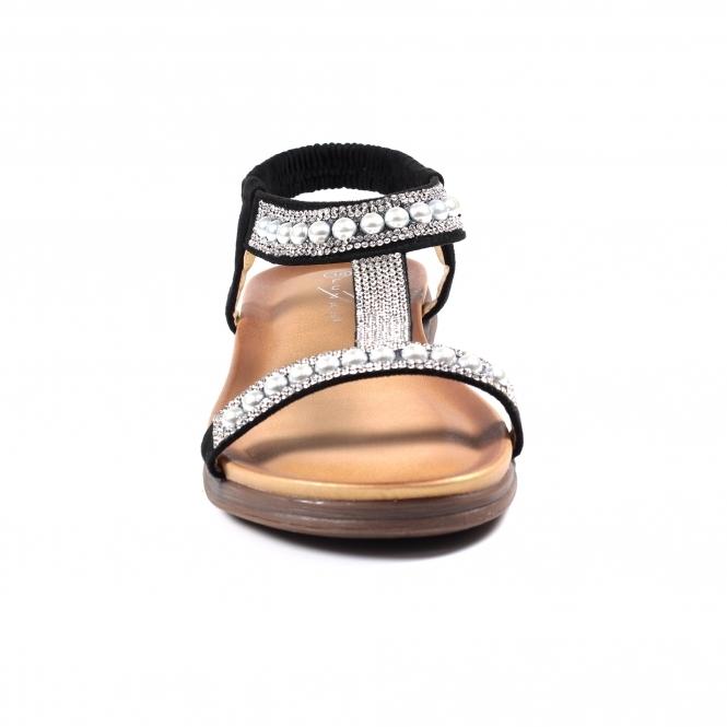 Lunar Tancy Black Pearl Sandal