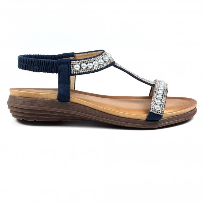 lunar Tancy Blue Pearl Sandal