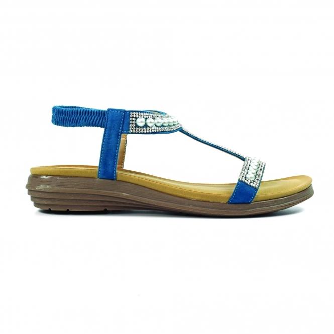 lunar Tancy Teal Pearl Sandal