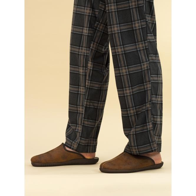 Lunar Tees Brown Mule Slipper