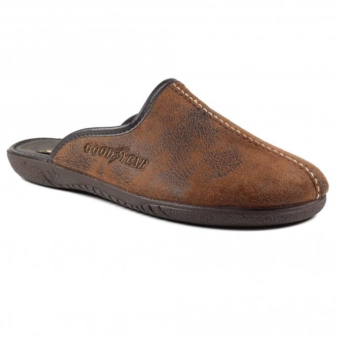 Lunar Tees Brown Mule Slipper