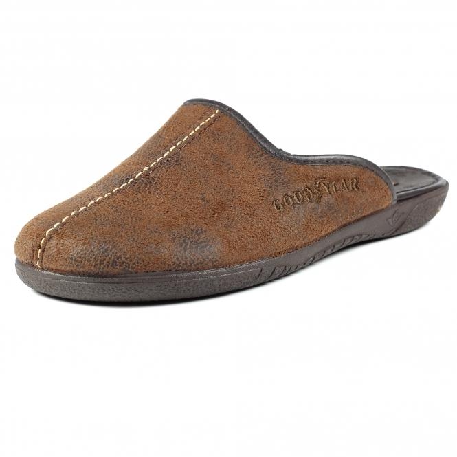 Lunar Tees Brown Mule Slipper