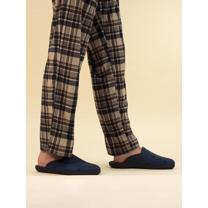 Lunar Tees Navy Mule Slipper