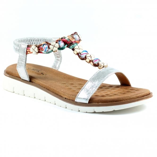 Lunar Tempo Silver Sandal