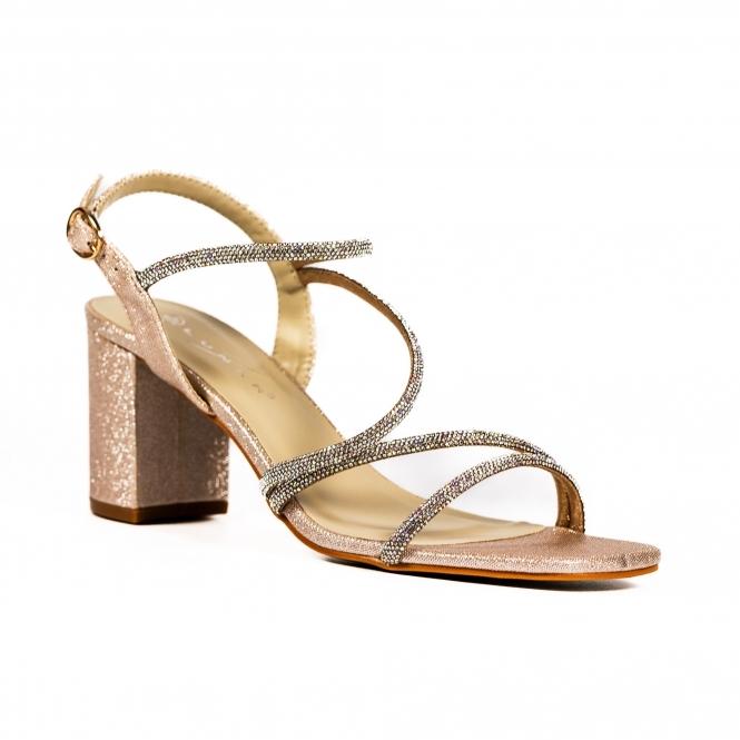 Lunar Toulouse Champagne Block Heel Sandal