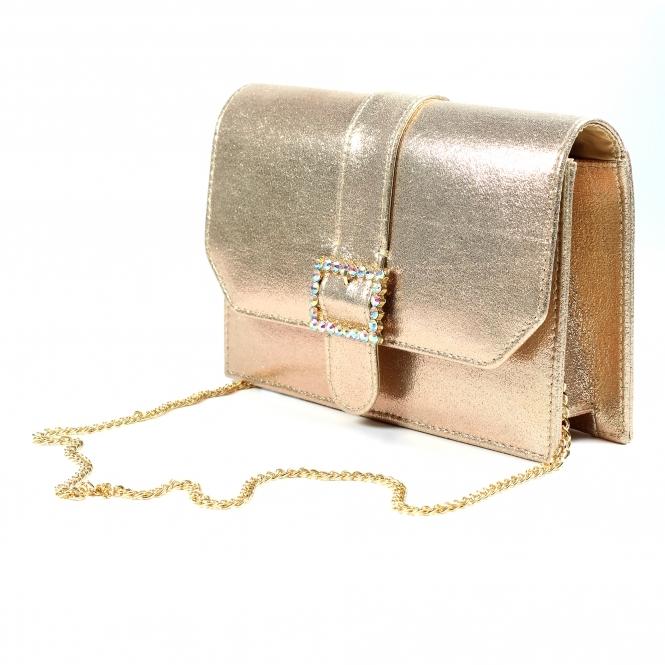Lunar Trixabel Gold Satin Bag
