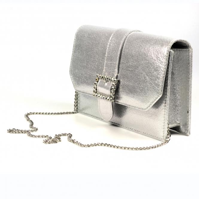 Lunar Trixabel Silver Satin Bag