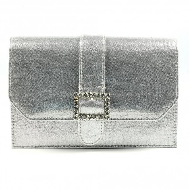 lunar Trixabel Silver Satin Bag