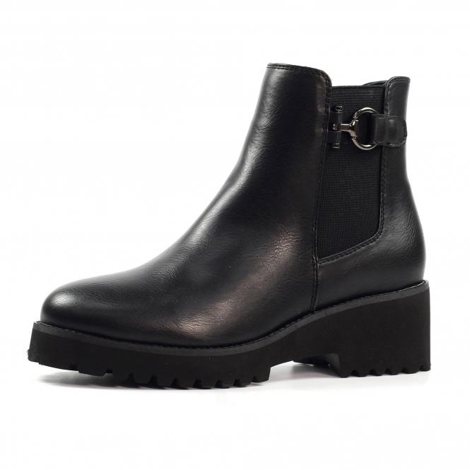Lunar Union Black Ankle Boot