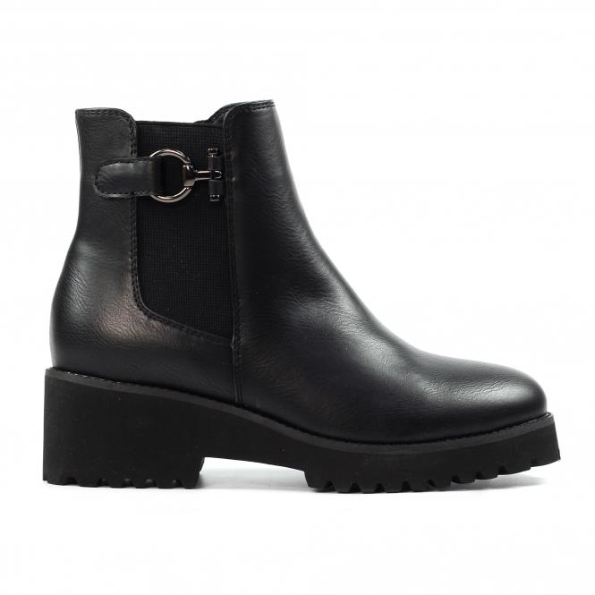 lunar Union Black Ankle Boot