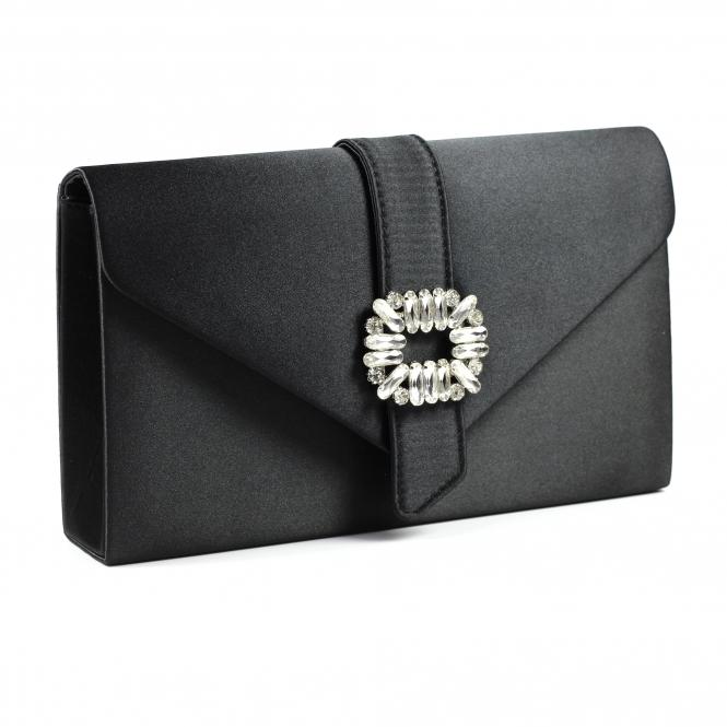 Lunar Venice Black Satin Bag