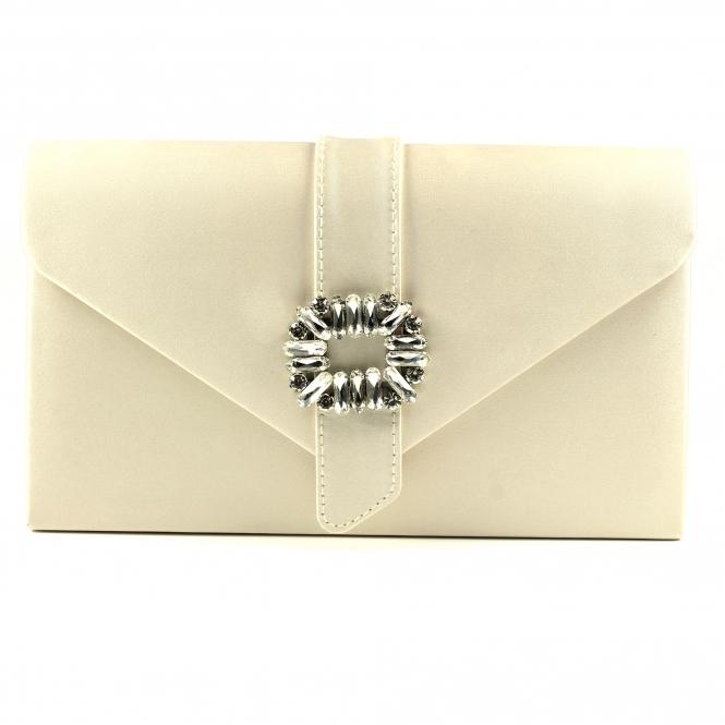 lunar Venice Champagne Satin Bag