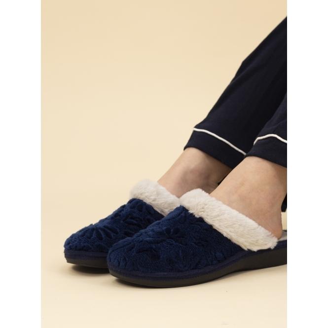 Lunar Wilder Blue Mule Slipper