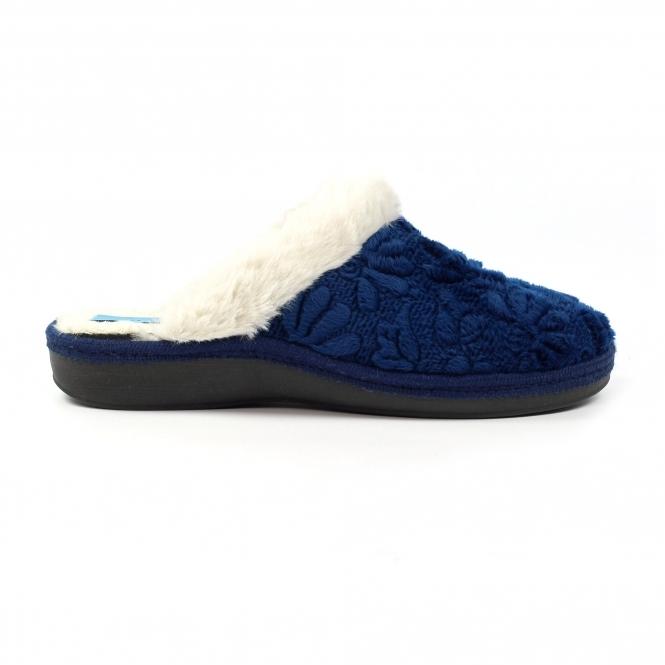 lunar Wilder Blue Mule Slipper