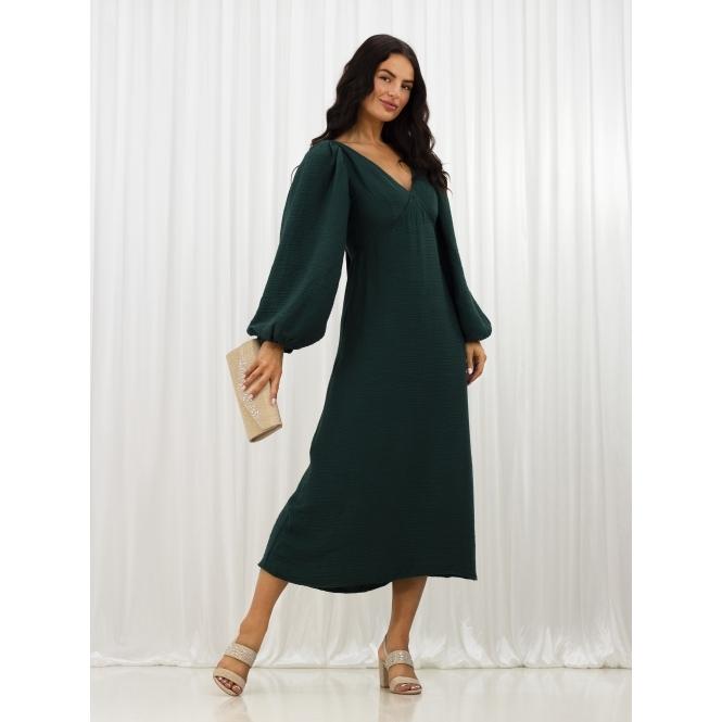 Lunar Willow Gold Clutch Bag