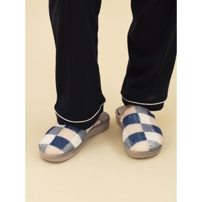Lunar Yasmina Blue Mule Slipper