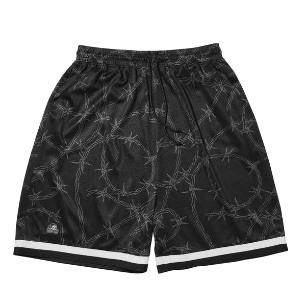 lurking class Barbed Women's Mesh Shorts - Black/White