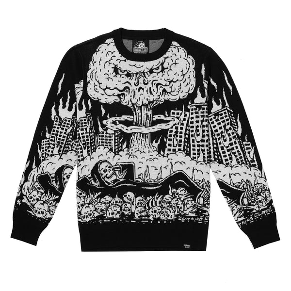 lurking class Comfortably Uncomfortable Sweater - Black