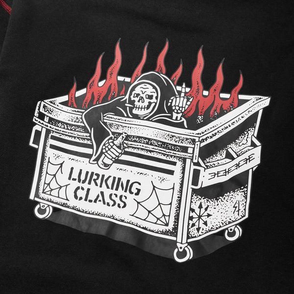 Lurking Class Dumpster Fire Women's Zip Hoodie - Black