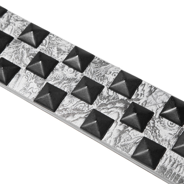 Lurking Class Global Infestation X Stikker Studded Belt - Grey