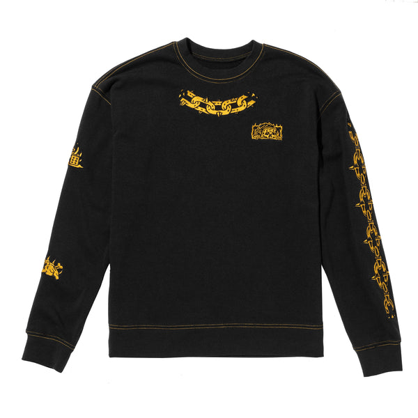 Lurking Class Hotbox Flash Women's Crewneck Sweatshirt - Black