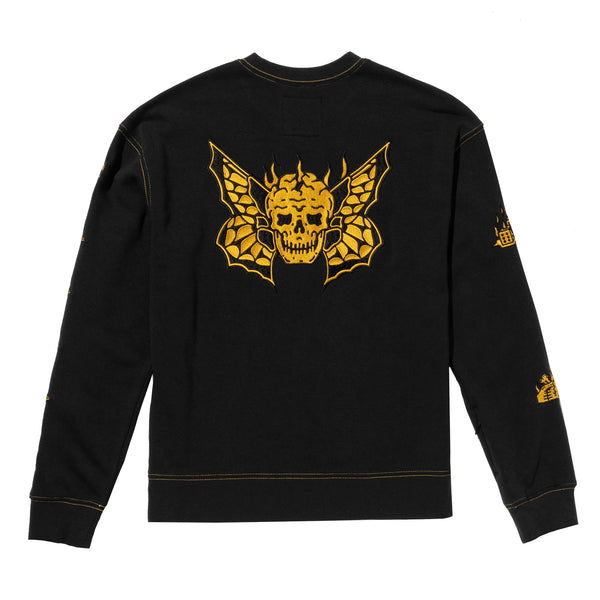 lurking class Hotbox Flash Women's Crewneck Sweatshirt - Black