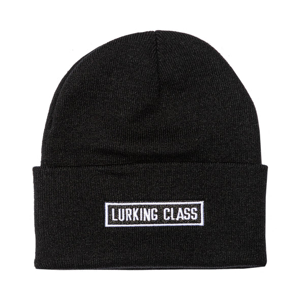 Lurking Class Lurker Gas Station Box Logo Beanie - Black