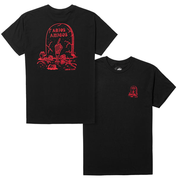 Lurking Class Adios Tee - Black/ Red