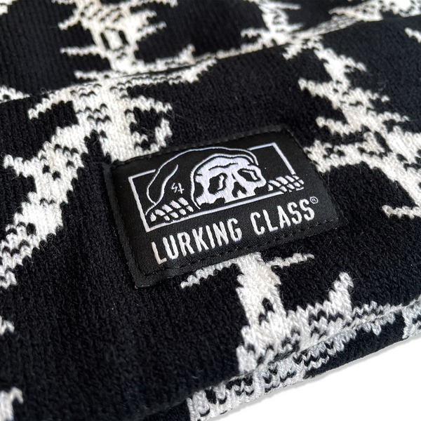 Lurking Class Barbed Web Beanie - Black