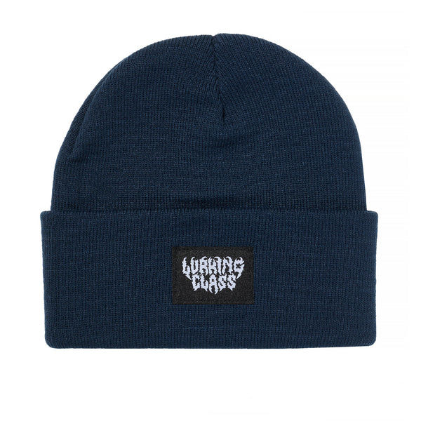 Lurking Class Box Logo Beanie - Navy