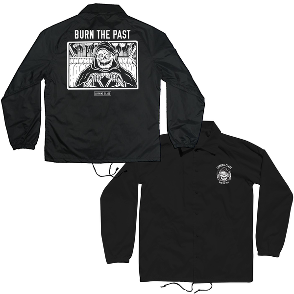 Lurking Class Burn The Past Coaches Jacket - Black