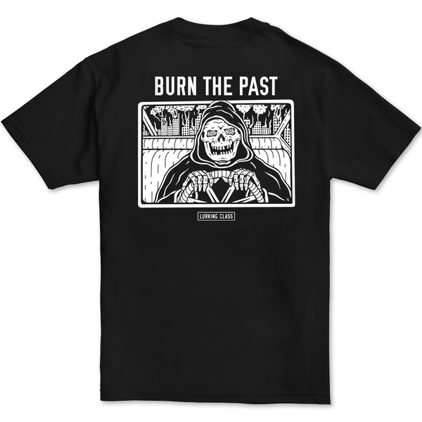lurking class Burn The Past Tee - Black