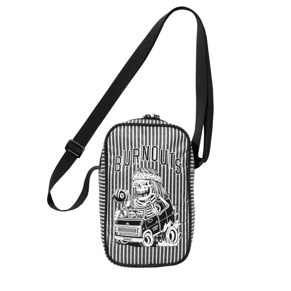 Lurking Class Burnouts Side Bag - Black/White