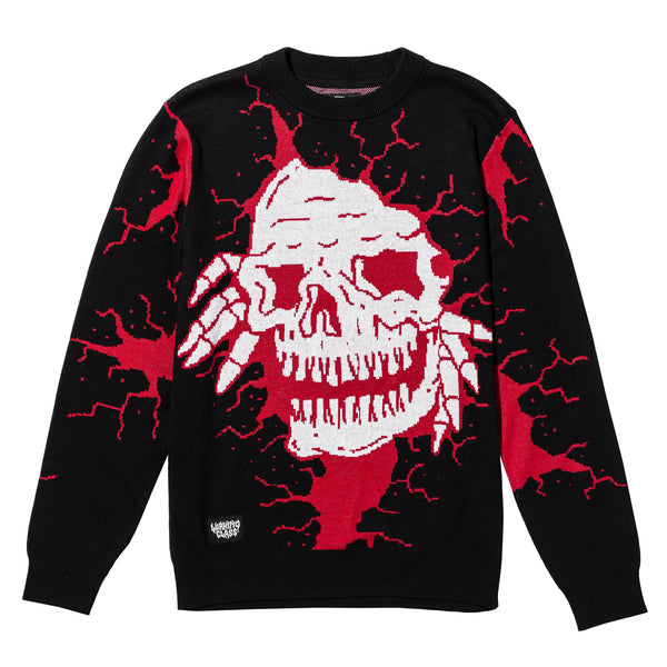 lurking class Crack Head Sweater - Black