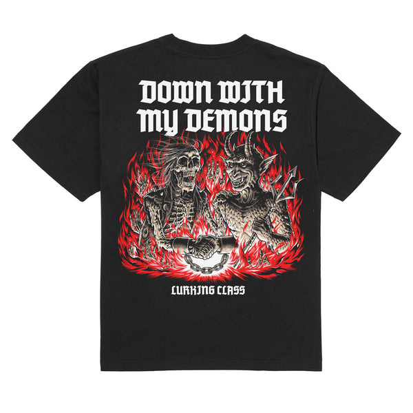 lurking class Demons x Stikker Tee - Black