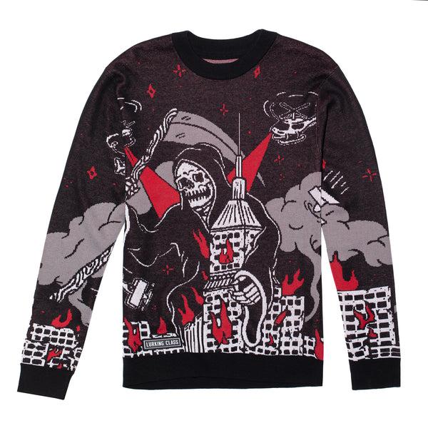 lurking class Destroy Sweater - Black