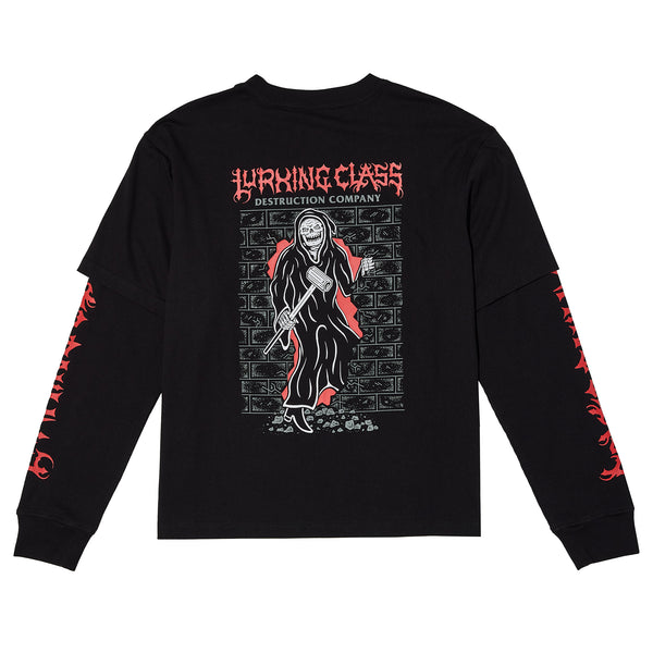 lurking class Destruction Co 2Fer Longsleeve- Black