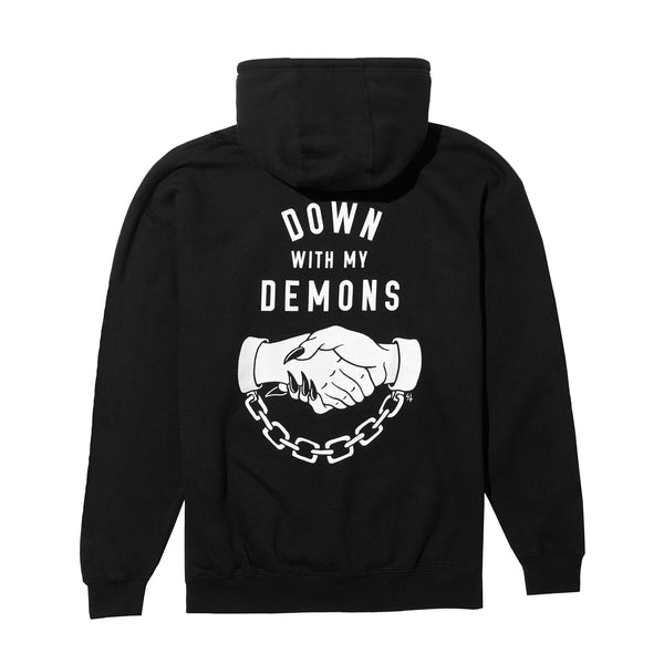 lurking class Down With My Demons Hoodie - Black