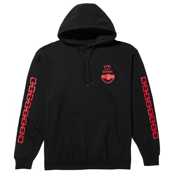 Lurking Class Down With My Demons Hoodie - Black/ Red