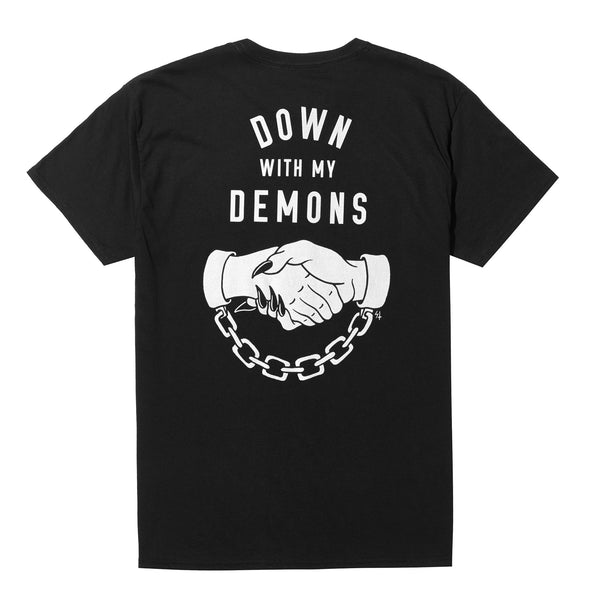 lurking class Down With My Demons Tee - Black