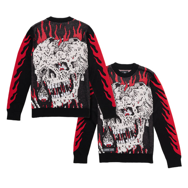 Lurking Class Face Melter Sweater - Black