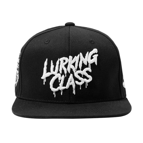 lurking class Flash Art Snapback - Black