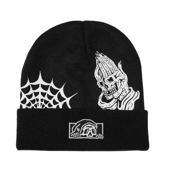 lurking class Flash Box Logo Beanie - Black