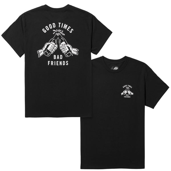 Lurking Class Good Times Bad Friends Tee - Black