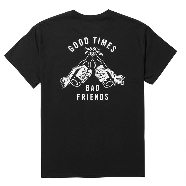 lurking class Good Times Bad Friends Tee - Black