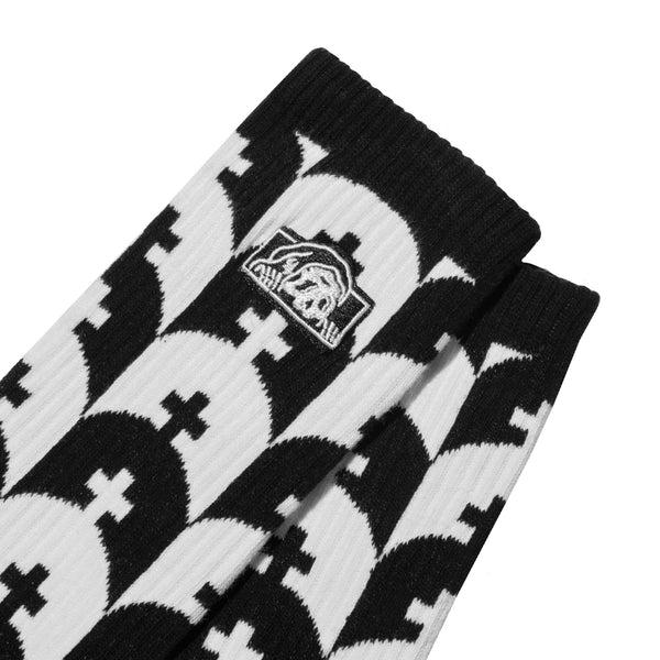 Lurking Class Graves Socks - Black/White