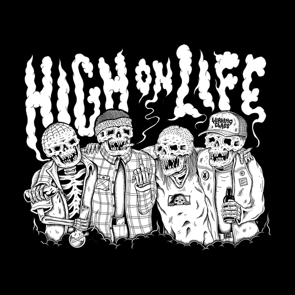 Lurking Class High On Life Hoodie - Black