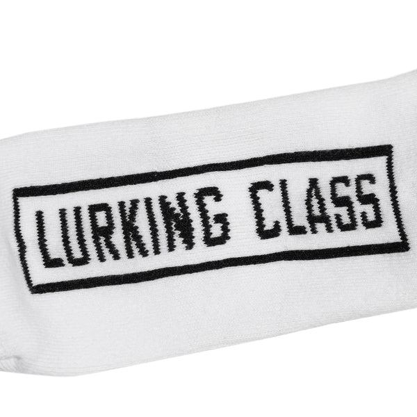 Lurking Class Lurker Stripe Socks - White